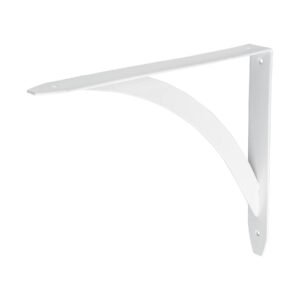 47697 - Ménsula reforzada blanca 8 x 10", diseño barra, FIERO
