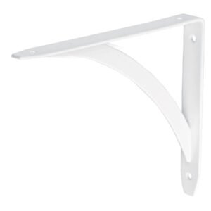 47696 - Ménsula reforzada blanca 5 x 7", diseño barra, FIERO
