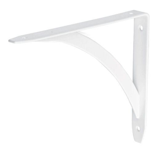 47696 - Ménsula reforzada blanca 5 x 7", diseño barra, FIERO