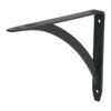 47698 - Ménsula reforzada negra 5 x 7", diseño barra, FIERO