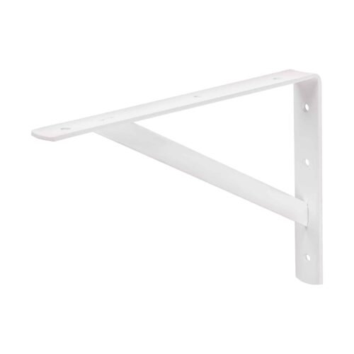 44670 - Ménsula de acero reforzada blanca 8 x 12", FIERO
