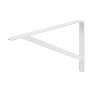 44671 - Ménsula de acero reforzada blanca 10 x 16", FIERO