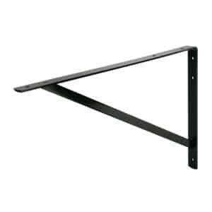44678 - Ménsula de acero reforzada negra 13 x 20", FIERO
