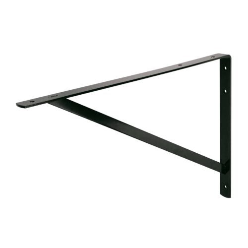44678 - Ménsula de acero reforzada negra 13 x 20", FIERO