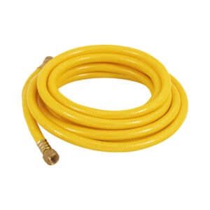 45014 - Manguera para gas, PVC amarilla, 3/8" flare,5 m, FOSET