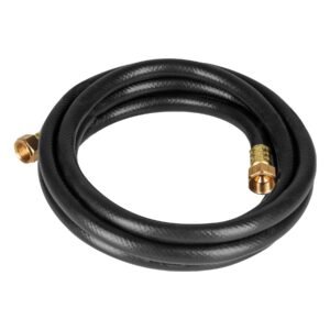 40077 - Manguera para gas, PVC negra, 3/8"x3 m, c/conexión, Foset