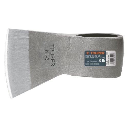 14986 - Hacha media labor 3 lb, sin mango, TRUPER