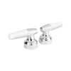 49214 - Juego de manerales cono p/lavabo-fregadero, cromo, Basic
