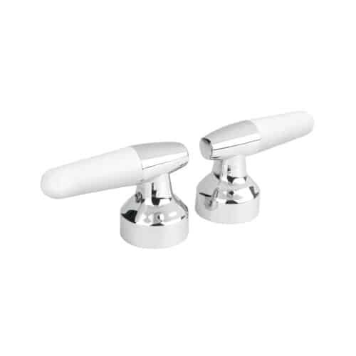 49214 - Juego de manerales cono p/lavabo-fregadero, cromo, Basic