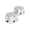 49389 - Juego de manerales hex de ABS p/lav-fregadero, cromo, Basic
