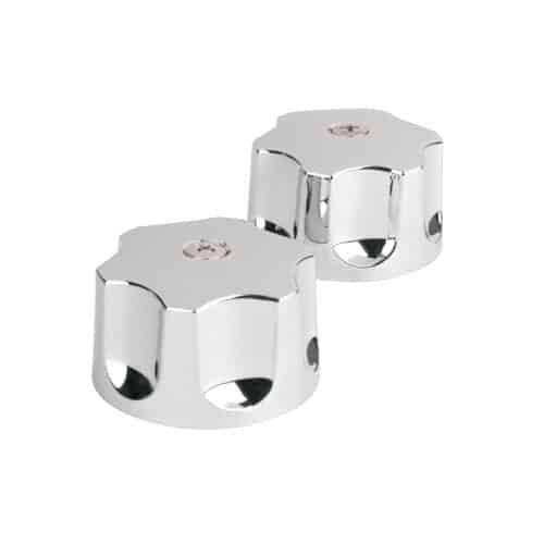 49389 - Juego de manerales hex de ABS p/lav-fregadero, cromo, Basic