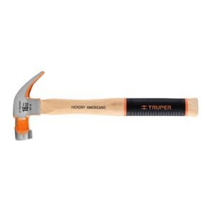 16654 - Martillo pulido 16 oz uña curva, mango hickory, Truper Grip