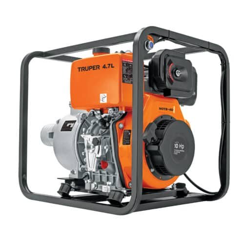 102422 - Motobomba autocebante 4"x4", diesel 10HP, agrícola, TRUPER