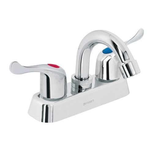 MP-050P.jpg 45512 - Mezcladora 4" lavabo, ABS, cuello curvo, palanca, BASIC