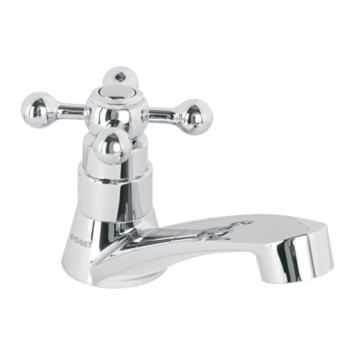 48383 - Llave individual lavabo, ABS, cruceta, BASIC