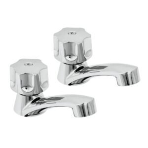 MP-242.jpg 49308 - Juego llaves individuales lavabo, ABS, hexagonal, BASIC