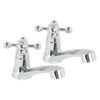 48384 - Juego llaves individuales lavabo, ABS, cruceta, BASIC