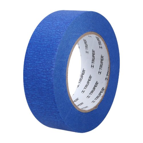 12623 - Cinta masking tape azul de 1-1/2" x 50 m para pintor, Truper