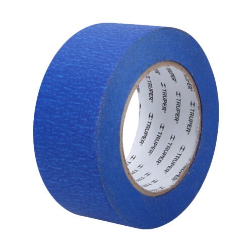12624 - Cinta masking tape azul de 2" x 50 m para pintor, Truper