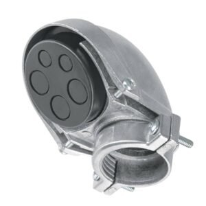 46943 - Mufa con abrazadera para tubo 1-1/4", Volteck