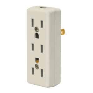 MUL-305.jpg 46814 - Multicontacto triple, 2 polos tierra, Volteck