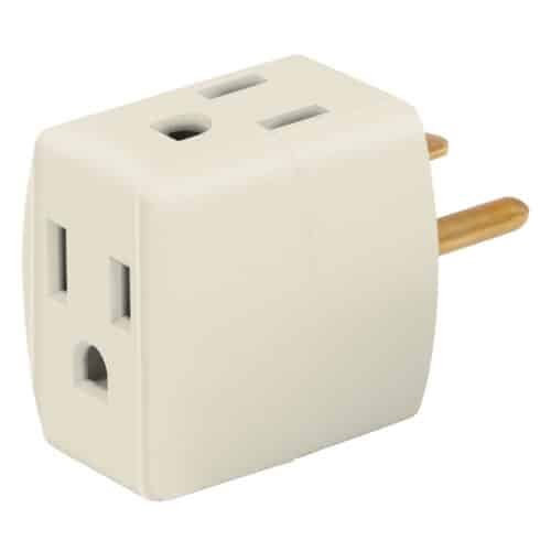 MUL-310.jpg 46800 - Multicontacto triple aterrizado, tipo cubo, Volteck