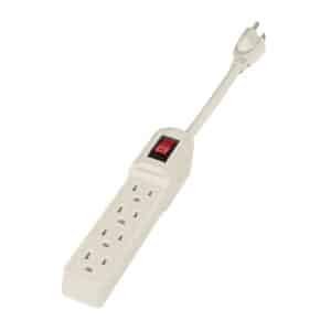 46181 - Multicontacto económico 4 entradas, blanco, VOLTECK