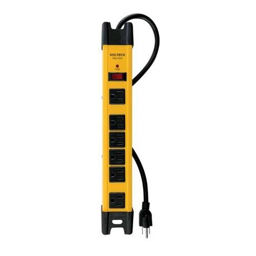 MUL-612X.jpg 48186 - Multicontacto 14 AWG industrial supresor de picos 6 entradas
