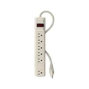 47184 - Multicontacto 14 AWG 6 entradas supresor de picos 450 joules