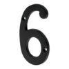NUCH-6N.jpg 47859 - Número 6 de latón sólido 4", negro, HERMEX