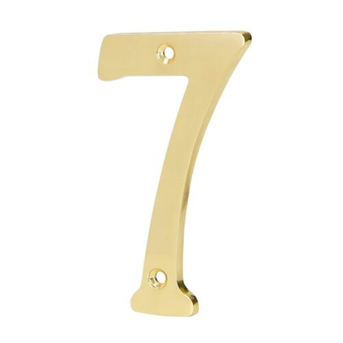 43685 - Número 7 de latón sólido 4", HERMEX