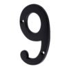 NUCH-9N.jpg 47862 - Número 9 de latón sólido 4", negro, HERMEX