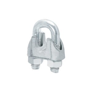 Bolsa c/20 nudos (perros) de hierro p/cable de 3/8", FIERO