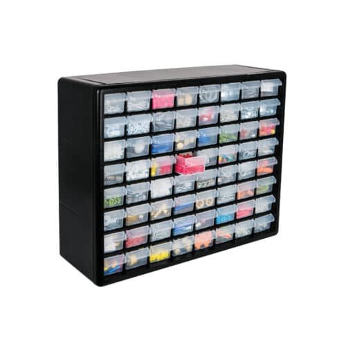 10895 - Organizador con 64 gavetas, Truper