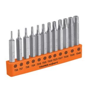 101675 - Juego de 12 puntas torx combinadas c/seguro largo 2", Expert