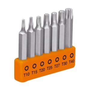 17796 - Juego de 7 puntas torx combinadas largo 2", Truper Expert