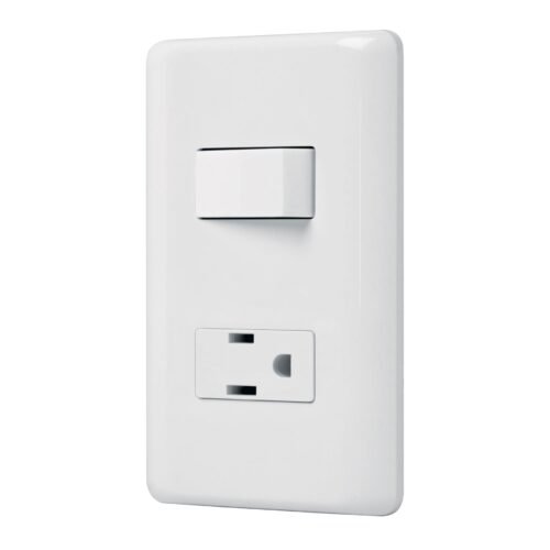 25077 - Placa armada contacto e interruptor sencillo, Volteck Basic