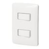 PA-APDO-EIB.jpg 46462 - Placa armada 1 interruptor 1 escalera,blanco, línea Italiana