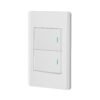 PA-APDO15-ELB.jpg 47961 - Placa armada blanca 1 interruptor y 1 de 3vías 1.5mód, Lisbo