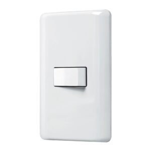 25084 - Placa armada con 1 interruptor de 3 vías, Volteck Basic