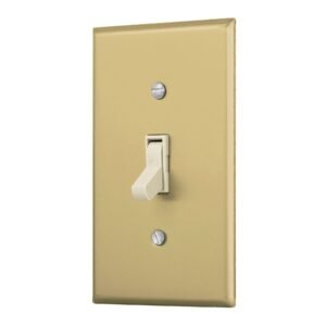 48497 - Placa armada interruptor sencillo, línea Standard, aluminio