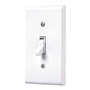 45952 - Placa armada interruptor sencillo, línea Standard, blanco