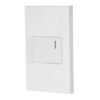 PA-APSE15-EB.jpg 45592 - Placa armada 1 interruptor, 1.5 módulos, Española, blanco