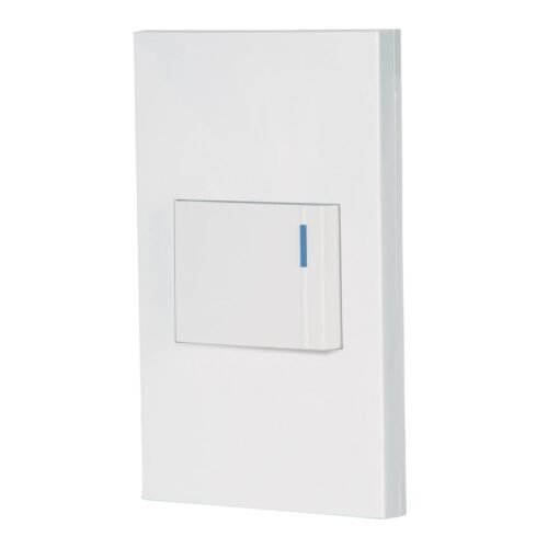 45600 - Placa armada 1 interruptor de 3vías, 1.5mód, Española,blanco