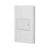 47958 - Placa armada blanca 1 interruptor 1.5 módulos, Lisboa