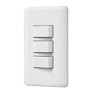 25083 - Placa armada con 3 interruptores sencillos, Volteck Basic