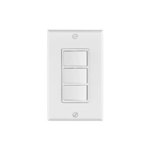 PA-APTR-CLP.jpg 46339 - Placa armada con 3 interruptores sencillos, línea Classic