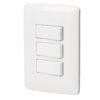 PA-APTR-EIB.jpg 46464 - Placa armada 2 interruptores 1escalera blanco,línea Italiana