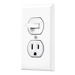 45950 - Placa armada interruptor y contacto, línea Standard, blanco