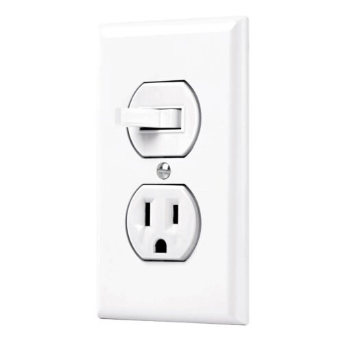 PA-COAP-SB.jpg 45950 - Placa armada interruptor y contacto, lĂnea Standard, blanco